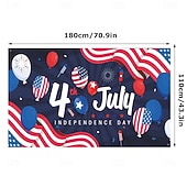 billige USA 250.-uavhengighetsdagen banner bakgrunn stoff festival utstillingsvindu veggdekorasjon hengende stoff flagg