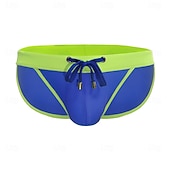 olcso Úszónadrág és deszkás rövidnadrág-Férfi Úszónadrágok Fürdőnadrág Boxer fazonú fürdőnadrágok Színblokkolás Zsinór Gyors szárítás Rugalmas Légáteresztő Alsók Szörfözés Vízi sportok Úszás Nyár