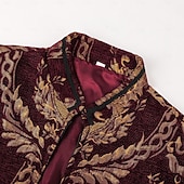 お買い得  衣装-ロココ調 ヴィクトリアン ルネッサンス ケープ ファンシーコスチューム 貴族 王室の衣装 フィット＆フレア 仮装 男性用 ファンタジー ハロウィーン カーニバル 性能 LARP レンフェア 成人 上着 パンツ クローク