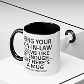 זול ספלים וכוסות-לבן קרמיקה מצחיק ספל