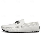 baratos Mocassins casuais-Mocassins masculinos verdes em couro sintético, elegantes e versáteis para ocasiões casuais e eventos de verão.