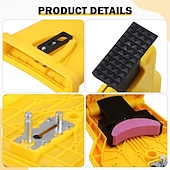 Недорогие Измерительные приборы-точилка для зубьев бензопилы, прочная, простая в использовании, мощная, острая, с креплением на шину, быстрая заточка, инструменты для заточки цепей бензопилы с точильными камнями.