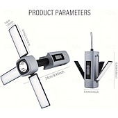 levne Camping Lights &amp;amp; Lucerny-Skládací LED kempingová světla dobíjecí, LED kempingová lucerna se 6 režimy osvětlení, přenosná svítilna, multifunkční stanová světla pro kempování, turistiku, rybaření, nouzové situace