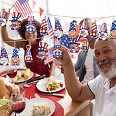  8/24 verpakkingen driedimensionale onafhankelijke Japanse roos USA houten welkomstbord vakantie feest veranda decoratie hanger