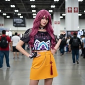  Korean Idol Inspired Idol Pop Star Costume Fancy Dress Virtual Idol for Women's Adults Halloween Carnival Performance Comic Con Anime Expo