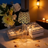 baratos Luzes de paisagem-1 unidade de luminária solar LED para rolha de garrafa, luminária para garrafa de vinho, luz embutida para sala de estar, sala de jantar, bar, camping, decoração de mesa, luz de projeção vazada