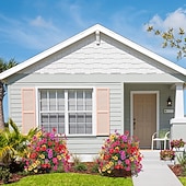  24 Inch Artificial Flower Stake Outdoor Decor Violet  Boxwood Topiary Ball Trees Multi-Color Garden Stakes for Yard & Lawn, No Fade Heavy Duty Plastic, All Season Decoration