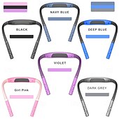 رخيصةأون أضواء القراءة-مصباح قراءة LED مرن للرقبة، مثالي للقراءة في السرير، بثلاثة ألوان وخمسة مستويات سطوع، قابل للطي وإعادة الشحن عبر منفذ USB، ومتين.