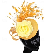 cheap Fascinators &amp; Hats-Derby Headpiece Fascinator Hat Fascinator Gentlewoman Floral Fancy Dress Women's Masquerade Tea Party Ascot Horse Racing Festival Adults' Headpiece All Seasons