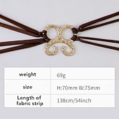 cheap Accessories and More-Medieval Renaissance Fancy Costume Accessories Elf Fairy Elven Fancy Dress Women's Fantasy Halloween Carnival Performance LARP Ren Faire Adults' Belt
