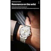 levne Mechanické hodinky-Nové pánské business hodinky značky Olevs s luminiscenčním displejem, kalendářem a týdenním ukazatelem, plně automatickým mechanickým strojkem, tvarem kosočtverce osazeným diamanty, voděodolné, vhodné