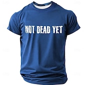  Per uomo Gergo divertente Maglietta Manica Corta maglietta Stampa 3D Girocollo Camicia Moda Quotidiano Quotidiano Streetwear Blu Blu chiaro Nero Estate Primavera Abbigliamento S M L XL XXL XXXL