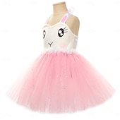 abordables Costume d'Animal-Tutu Robe Animal Lapin lapin de Pâques Robes Drôle Enfant Fille Halloween Pâques Carnaval Soirée Déguisements d'Halloween faciles Se déguiser