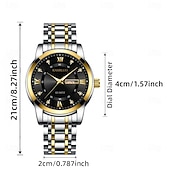 cheap Quartz Watches-Men's Watch, Men's Charm Luxury Watch, Rhinestone Decorations, Date and Calendar Functions, Night Light Display, Men's Fashionable Casual Watches, Best Men's