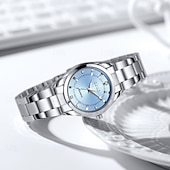 economico Orologi al quarzo-Orologio da donna orologio di lusso da donna quadrante decorativo con diamante orologio casual alla moda da donna migliori accessori da donna e selezione dei migliori regali per la Festa della Mamma