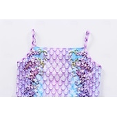  sereia Princesa sereia Vestidos Fantasia de festa temática Fantasias for Para Meninas Crianças Carnaval Baile de Máscaras Festa Feriado