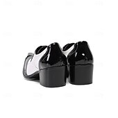 cheap Classic Dress Shoes-Men's Genuine Leather Black and White Formal Shoes, Stylish and Classy Footwear for Weddings, Perfect for Wedding Guests and Groom