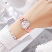 preiswerte Quarz-Uhren-Muttertagsgeschenk 1 originale Business-Stil Perlmutt-Muster-Uhr modische Damen-Uhr Ipx7 wasserdicht Freizeit Sport Quarz-Armbanduhr für Frauen Box