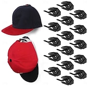  16 cârlige pentru pălării de perete, cârlige adezive pentru pălării, suport pentru pălării fără găurire, suport minimalist pentru șepci de baseball &afișaj, umerașe lipicioase pentru pălării cu