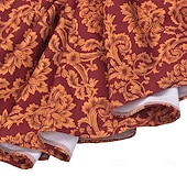 preiswerte Kleid-Mittelalterlich Renaissance Bodenlang Kleid langarm Prinz Königin A-Linie Kostüm Damen königlich Halloween Karneval Maskerade Renaissance-Messe LARP Erwachsene Kleid Ganzjahres