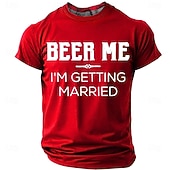 voordelige Grappige T-shirts voor mannen-Voor heren Grappig jargon T-shirt Korte mouw T-shirt 3D-afdrukken Strakke ronde hals Overhemd Modieus Dagelijks Dagelijks Straat blauw Zwart Rood Zomer Lente Kleding S M L XL XXL XXXL