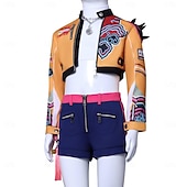 billige Jentekostymer-Kpop-inspirert Inspirert av koreansk idol Popstjerne Cosplay kostyme Fancy dress Jente Barne Halloween Karneval Ytelse Comic Con Anime-messe