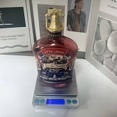  Bottiglia di whisky commemorativa per il 250° anniversario degli Stati Uniti 1776-2026, bottiglia di liquore patriottica in edizione limitata "We the People" con tappo a forma di campana della libertà, oggetto da collezione per la celebrazione dell'indipe