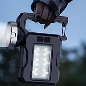 olcso Elemlámpák-újratölthető zseblámpa, ultra fényes LED-es zseblámpa, napelemes LED-es zseblámpa, nagy lumenű, szuper fényes kiegészítők, kézi zseblámpa kültéri használatra, túlélésre és otthoni biztonságra