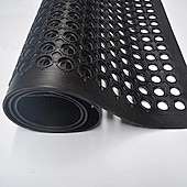 cheap Rugs &amp; Mats &amp; Carpets-Heavy Duty Rubber Floor Mat – Non-Slip, Waterproof, Easy to Clean – Anti-Fatigue Mat for Commercial Kitchens, Restaurants, Workshops – Oil Resistant, Hose Washable