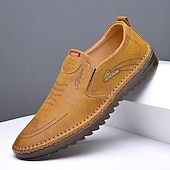 economico Scarpe Casual Slip-On-scarpe casual slip-on da uomo in similpelle, comode e versatili, ideali per uscite rilassate o serate in resort