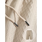 economico Pantaloncini casual-Per uomo Shorts Pantaloncini casual Jacquard Testurizzato Semplice Comodità Traspirante Lunghezza al ginocchio Casuale All'aperto Spiaggia Vacanza Moda Blu marino Grigio chiaro Micro-elastico