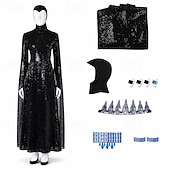 abordables Disfraces de mujer-La nieve y los siete amigos La reina malvada Vestidos Disfraz de cosplay de película Disfraz de carnaval Vestirse for Mujer Adulto Víspera de Todos los Santos Carnaval Semana del Libro Fiesta