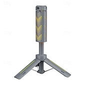 Недорогие Кемпинговые фонари и фонари-Аккумуляторный кемпинговый и рабочий фонарь на 8000 мАч с регулируемой подставкой, длина 1 метр, мощность 3000 люмен, беспроводной рабочий фонарь с 3 регулируемыми головками, диммируемый аварийный