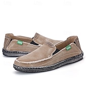 tanie Buty casual slip-on-męskie niebieskie, dżinsowe, wsuwane mokasyny, ręcznie szyte, codzienne buty na codzienne dojazdy do pracy, weekendowe wypady i spacery po plaży