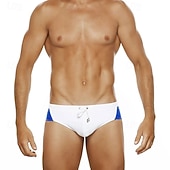 Недорогие Плавки и шорты для серфинга-Муж. Купальные шорты Обтягивающие длинные шорты Плавки Блокировка цвета Кулиска Быстровысыхающий Стреч Дышащий Нижняя часть Серфинг Водные виды спорта Плавание Лето