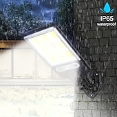 olcso Kültéri falilámpák-4/8 darabos kültéri napelemes mozgásérzékelős LED fali lámpák, 108 db gyöngy, távirányítóval, kertbe, udvarba, garázsba, ösvényre, farmra, utcai világításra, vízálló kültéri vészvilágításra
