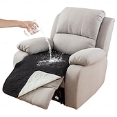 abordables Housse de fauteuil inclinable-Housse de fauteuil inclinable 100 % imperméable, housse antidérapante pour fauteuil inclinable, housse de protection pour canapé et fauteuil inclinable pour chiens et animaux de compagnie.