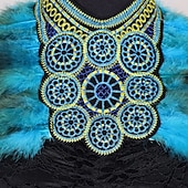 voordelige Outfits-Middeleeuws Renaissance Veren kostuumaccessoires Krijger Elf Veer Kostuum Dames Halloween Carnaval Prestatie LARP Ren Faire Volwassenen Kostuum