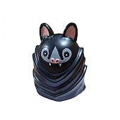 billiga Muggar och koppar-Snygg resinmugg med fladdermustema, upp och ner-vänd silhuett med kreativt svanshandtag, rolig och hållbar kaffekopp för hemmakontor, unik presentidé för halloween och högtider