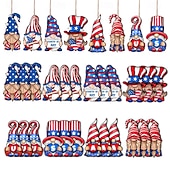  8/24 verpakkingen driedimensionale onafhankelijke Japanse roos USA houten welkomstbord vakantie feest veranda decoratie hanger