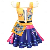 baratos Fantasias para meninas-Inspirado em Kpop Inspirado em ídolos coreanos Estrela pop Vestidos Filme Ativo for Para Meninas Infantil Dia Das Bruxas Carnaval Diário