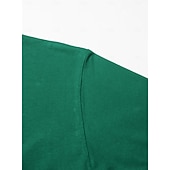 tanie podstawowe koszulki-Męskie Koszulki Koszulka 100% bawełny Krótki rękaw Półgolf Lato Wiosna Jednokolorowe Równina Dzianina Urlop Zabytkowe Podstawowy Gładkie Codzienny Dom Na zewnątrz Czarny Biały Rumiany róż Top Tee dla