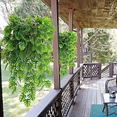 halpa Tekoplantit ja vihreys-4 kpl monstera-lehtiä, keinotekoisia roikkuvia köynnöksiä, tekomurattia, trooppisia lehtiä, vihreitä lehtikasveja, vehreyttä, tekoköynnösmurattia, rottinki-saniaisia, hääpuutarhaan, kotiin,