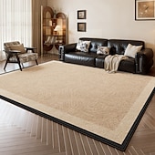 cheap Area Rugs-Vintage Style Durable Carpet Living Room Rug Antique Aesthetic Bedroom Sofa Mat Large Area Washable Easy-to-Clean