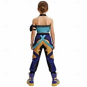  Kpop-inspirert Inspirert av koreansk idol Popstjerne Cosplay kostyme Fancy dress Jente Barne Halloween Karneval Ytelse Comic Con Anime-messe