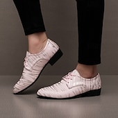 Недорогие Дерби туфли-Мужские туфли из искусственной кожи в красно-золотую полоску – стильная формальная обувь для свадеб и деловых мероприятий.