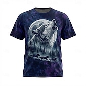  Per uomo Animale Divertente Maglietta Manica Corta maglietta Stampa 3D Girocollo Camicia Esagerato Designer Feste Ferie Viola Arancione Marrone Estate Primavera Abbigliamento S M L XL XXL XXXL