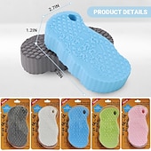cheap Bathing &amp; Personal Care-5pcs Magic Exfoliating Body Scrubber,3D Super Soft Exfoliating Bath Sponge, Removes Dead Skin and Impurities from Body-Skin Friendly and Reusable for Adults Children