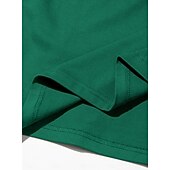 tanie podstawowe koszulki-Męskie Koszulki Koszulka 100% bawełny Krótki rękaw Półgolf Lato Wiosna Jednokolorowe Równina Dzianina Urlop Zabytkowe Podstawowy Gładkie Codzienny Dom Na zewnątrz Czarny Biały Rumiany róż Top Tee dla