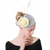 cheap Fascinators &amp; Hats-Fascinator Hat Fascinator Gentlewoman Fancy Dress Women's Masquerade Tea Party Ascot Horse Racing Festival Adults' Hat